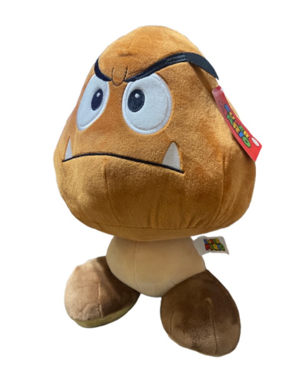 WSuper Mario Brown Goomba Plush Toy - Official Style